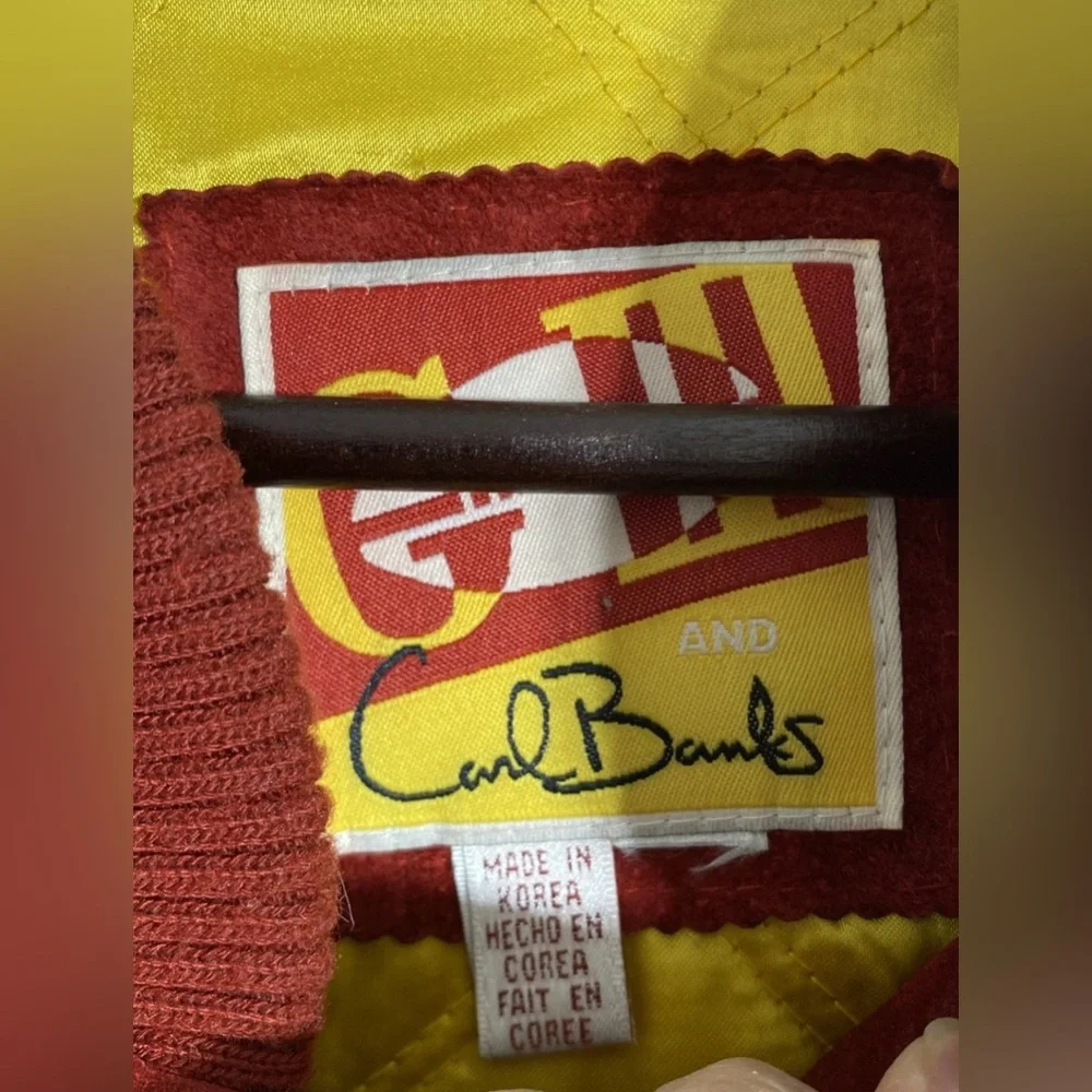 Carl Banks x GIII MEN’S SUEDE LEATHER WASHINGTON REDSKINS JACKET Size 2XL VGC - Picture 3 of 15